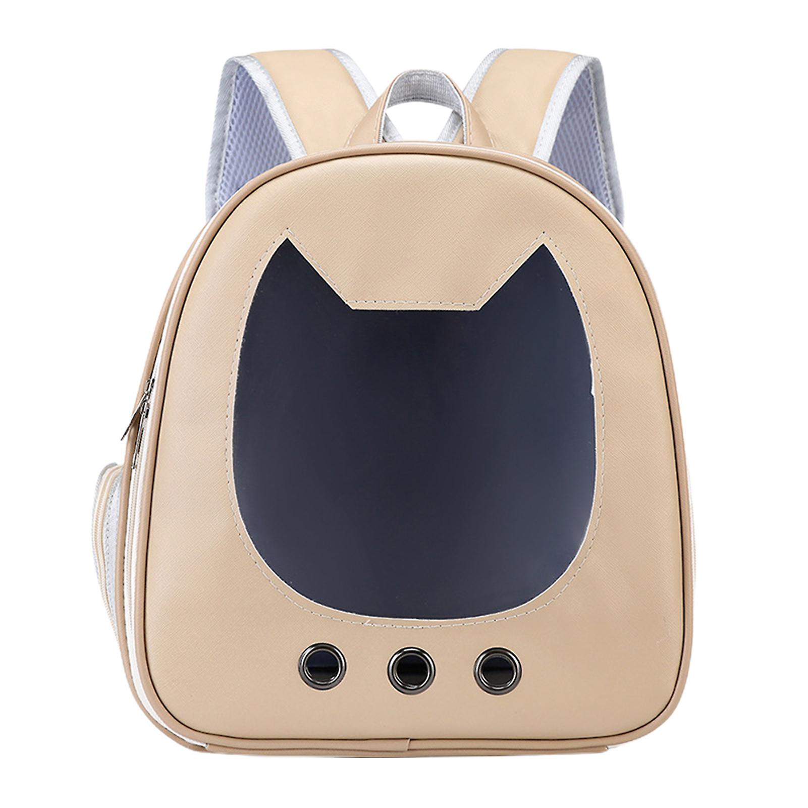 Cat Backpack Carrier with Adjustable Strap Portable Breathable Pet Backpack