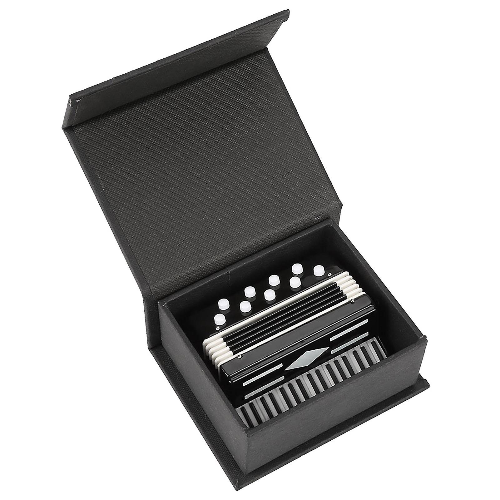 Miniature Accordion Model, Mini Musical Ornaments, Home Craft Decoration