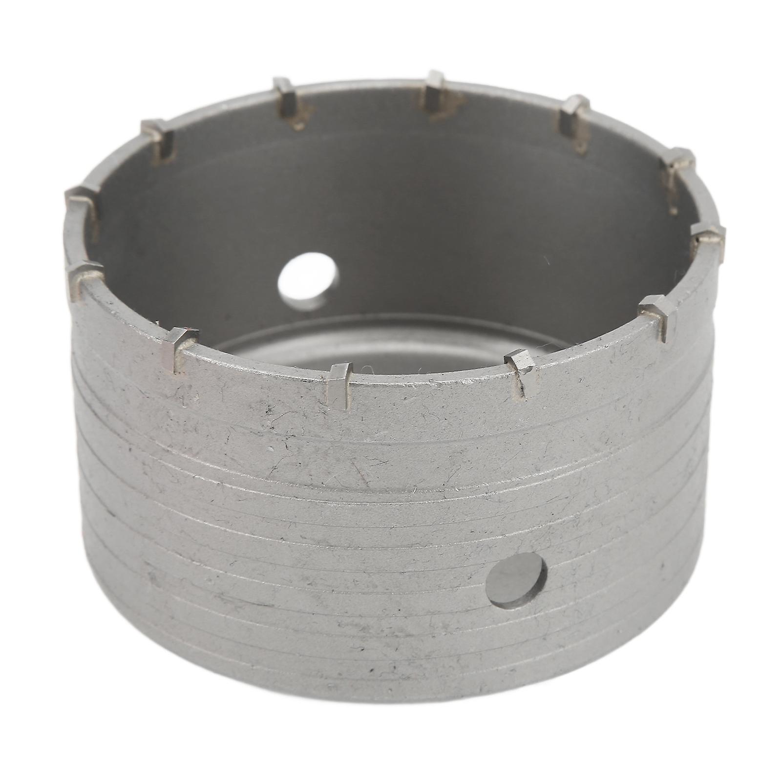 Rotary Hammer Core Bit, Thin Wall Core Bit Cemented Carbide Silver Fast Drilling Speed Incisive Tipped Core Bit for Brick Concrete Q9OO7