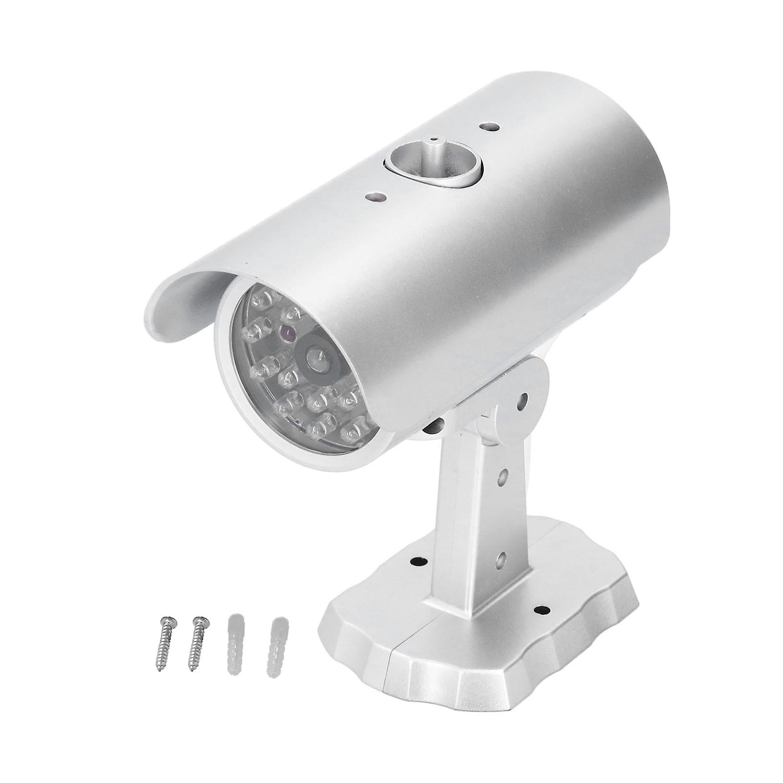Dummy Security Camera with Simulation Screen and Surveillance System with Flashing LED Light
