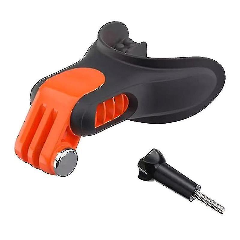 Mouth Mount Kit Surfing Skating Boating Dummy Bite Mouth With Screw Compatible With Hero 10 9 8 7 6 5 4 3+ 3 2 1 Action Cameras-hao