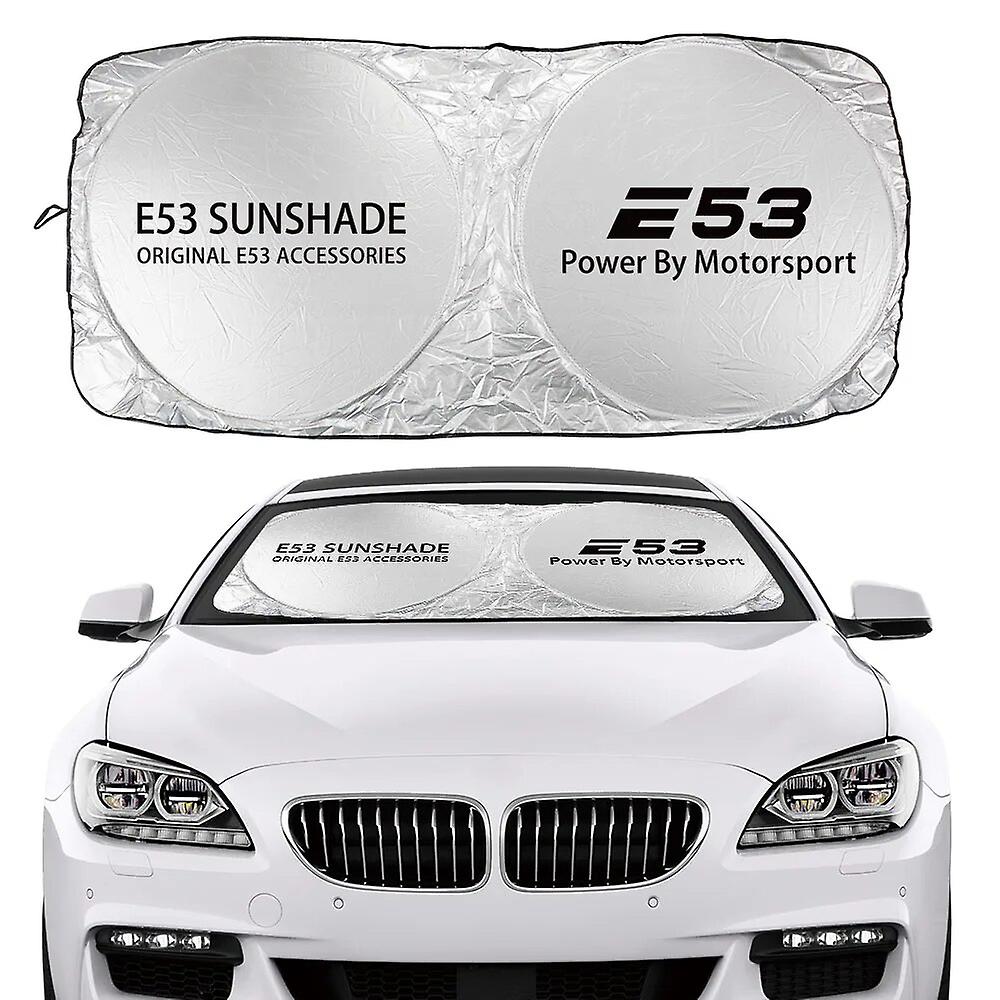 For BMW E39 E46 E60 E87 E90 E28 E30 E34 E53 E61 E70 E91 E92 E62 E93 Auto Windshield Sun Visor Anti UV Car Accessories~16989