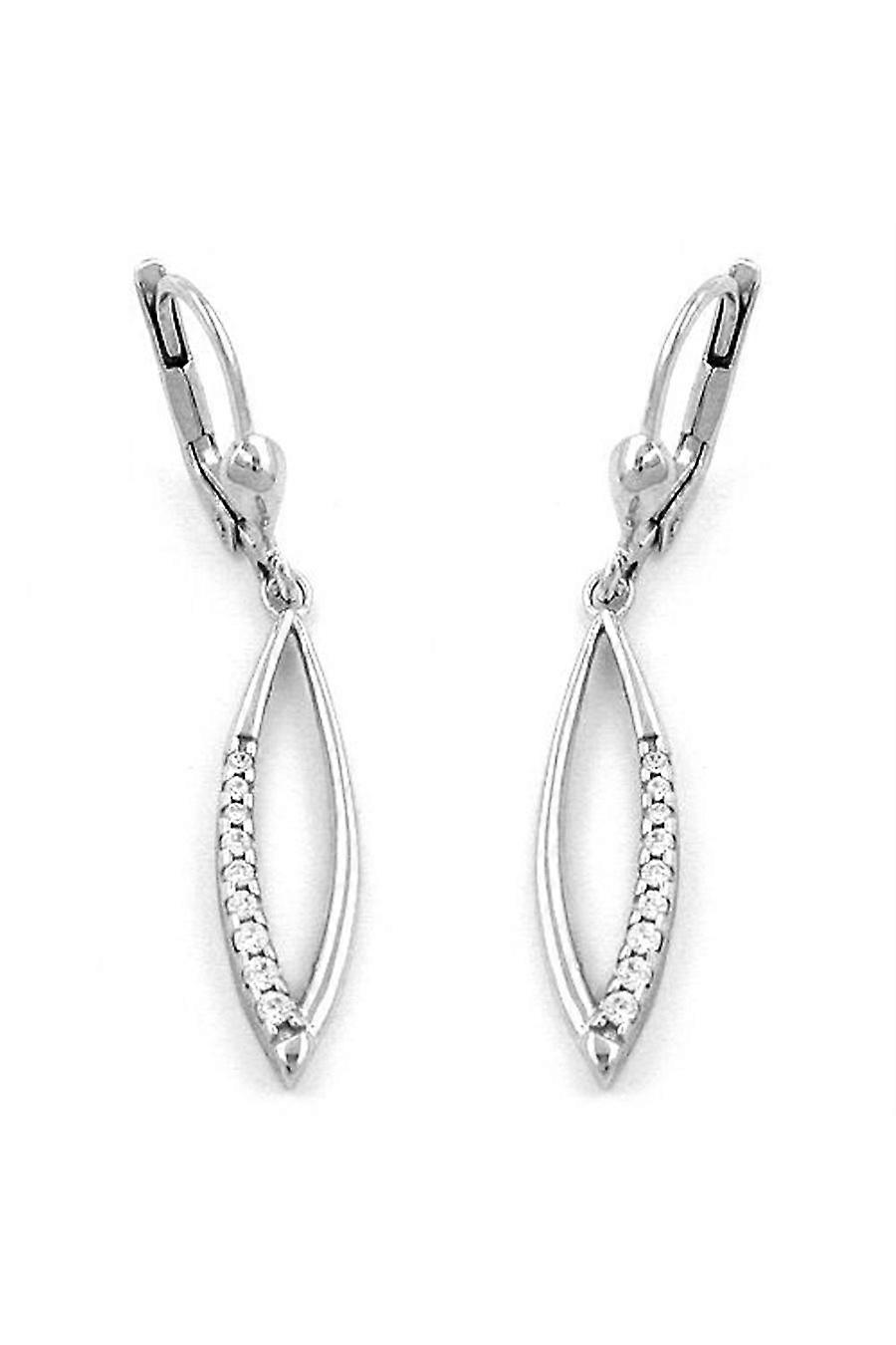 Leverback Earrings Zirconia Silver 925 - Gl91125