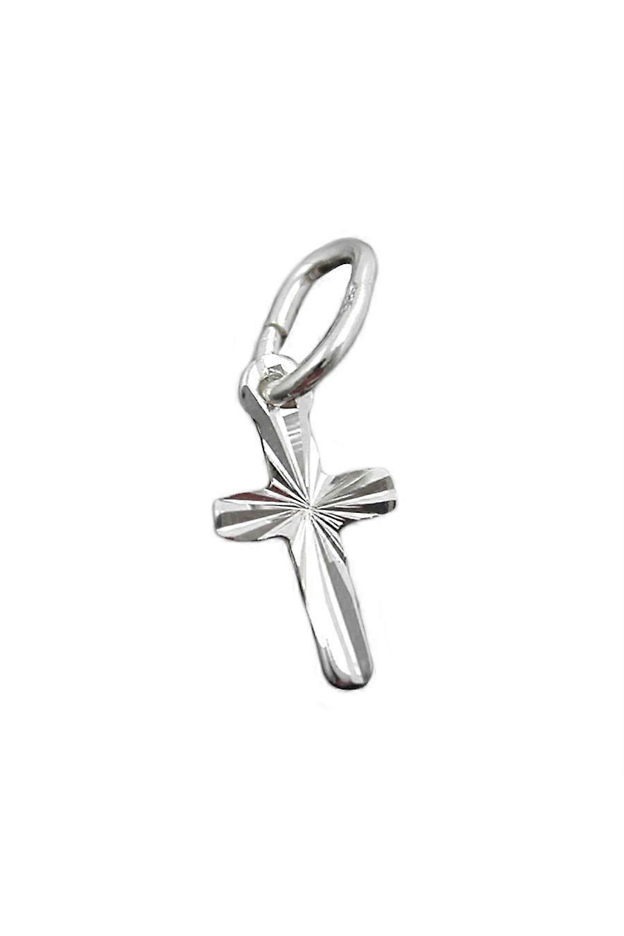 Pendant Cross Diamond Cut Silver 925 - Gl90380