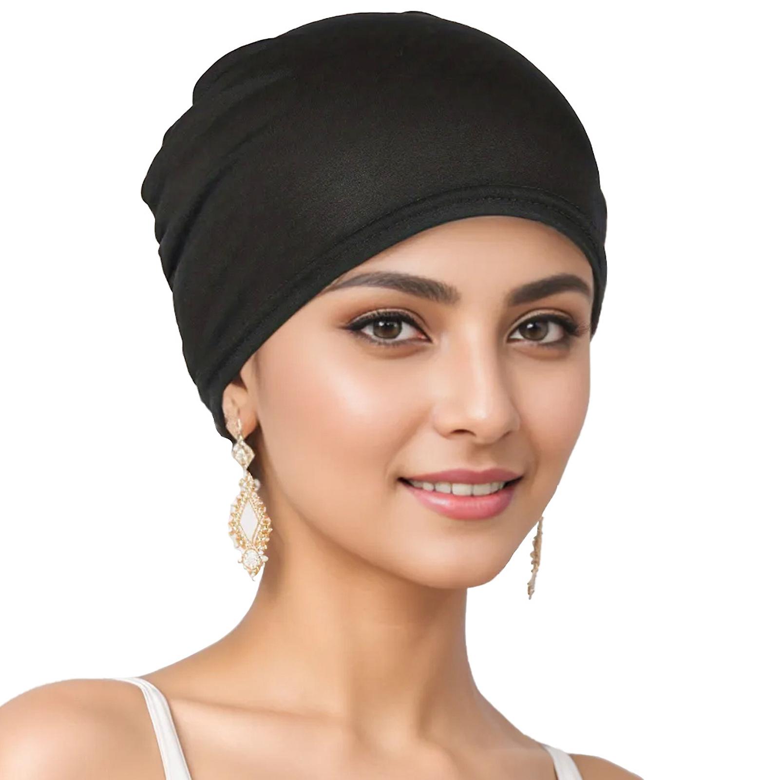 Women's Causal Simple Turban Hat Soft Comfortable Headwear for Dating Shopping