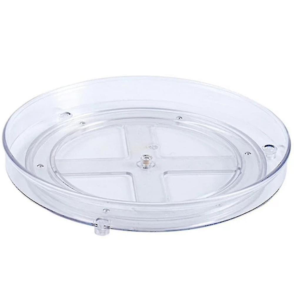 Transparent Multifunctional Rotating Rack Round Plastic Turntable -l