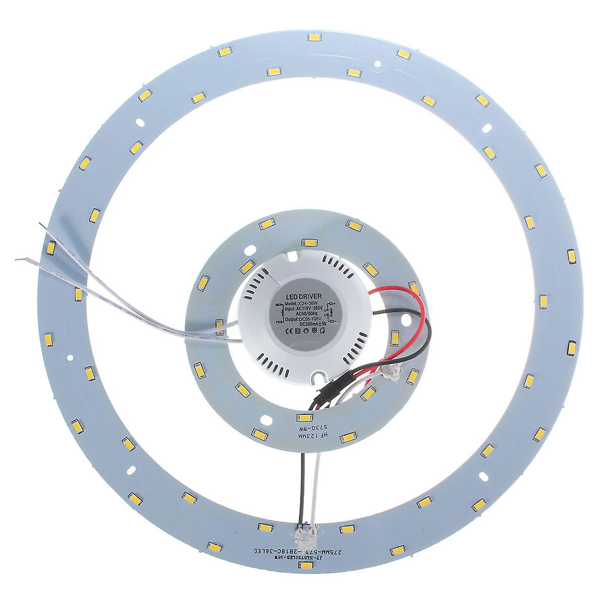 25W 5730 Smd Led Double Panel Circles Annular Ceiling Light Fixtures Board Lamp