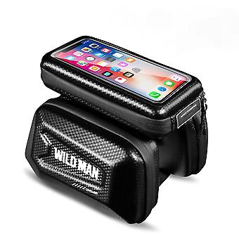 Veeki  Rainproof Top Tube Frame Bike Bag with Touch Screen Phone Mount for Bicycle Cycling