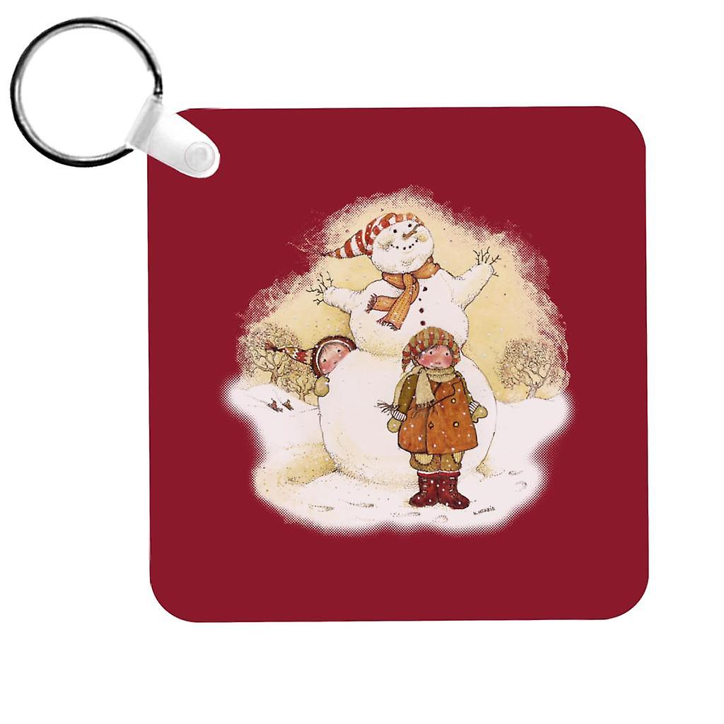 Holly Hobbie Christmas Snowman Keyring