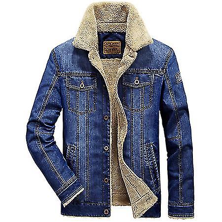 Denim Jacket Men's Casual Solid Color Coat Clothing