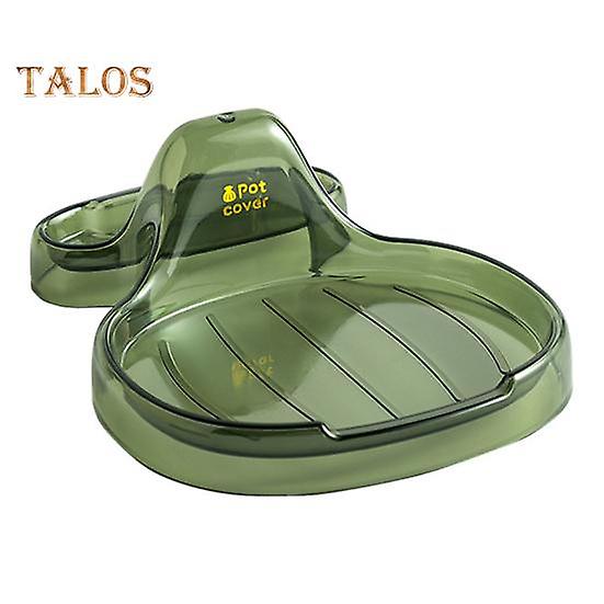 Pot Lid Holder Stable Base Storing Plastic Practical Pan Cover Shelf Tableware Storage Rack Kitchen Supply