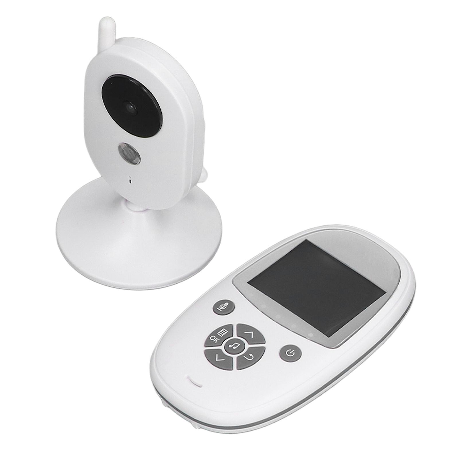 2.4 Inch Video Baby Monitor Infrared Night Vision LED Indicator Monitoring Security Camera 100?240VEU Plug