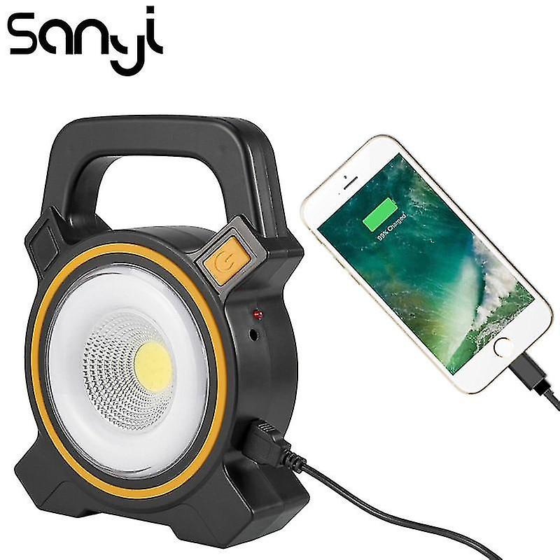 Camping Lights Lanterns Handheld Portable Tent Light Usb Rechargeable Led Flashlight Solar Recharger|portable Light