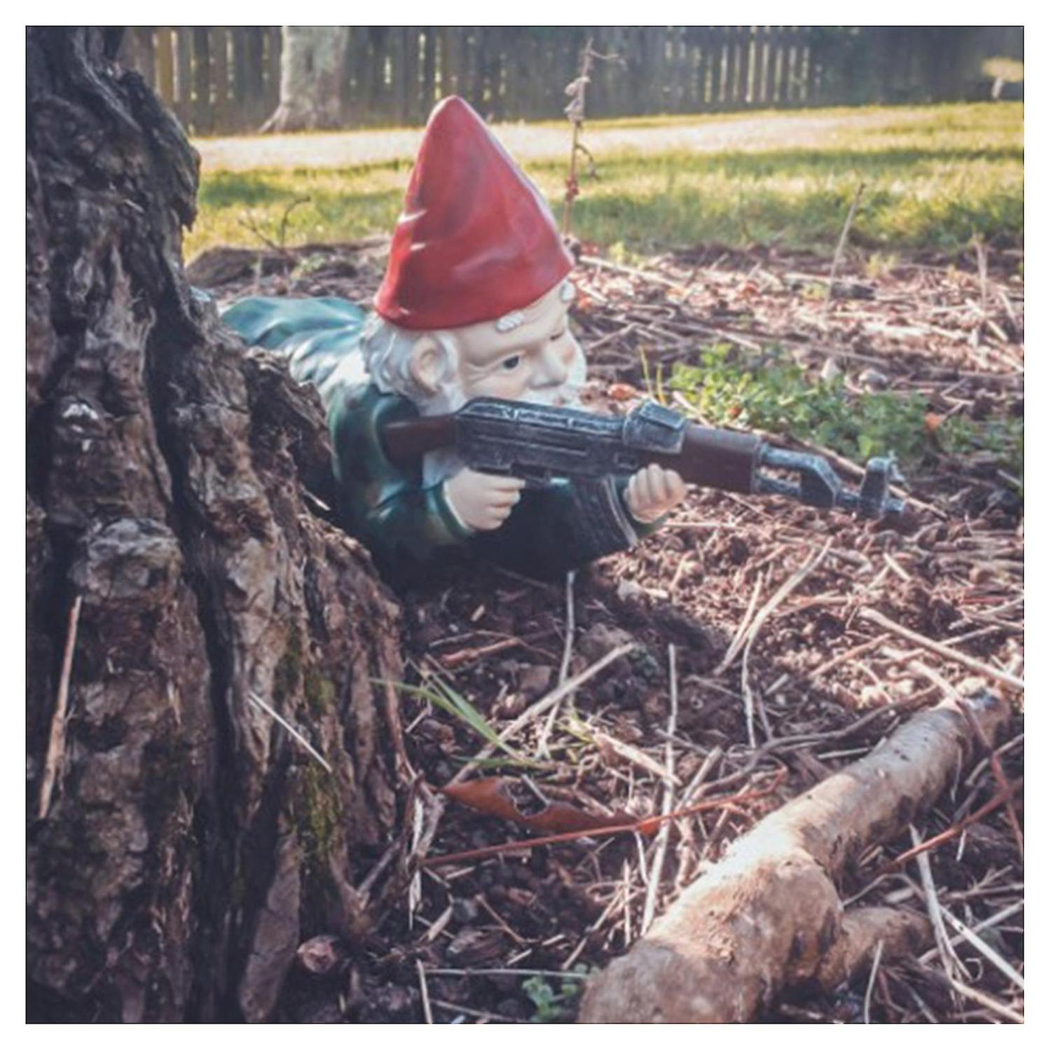 クリスマスB 15cmアーミーガーデンドワーフクリスマスガーデン像芝生の装飾は、屋内またはZ46744樹脂工芸品を使用します