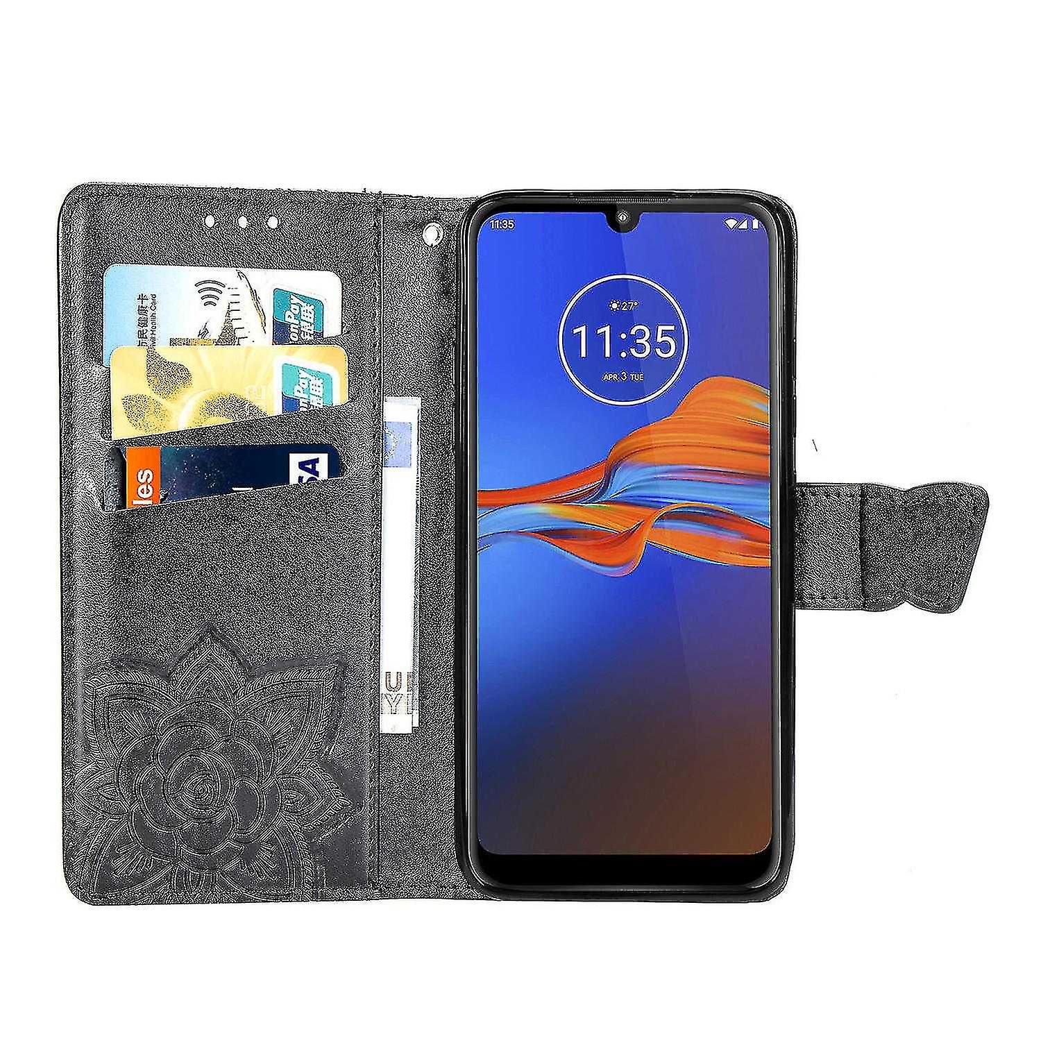Flip Cover Motorola E6 Plus Wallet Case Phone Cases For Moto E6
