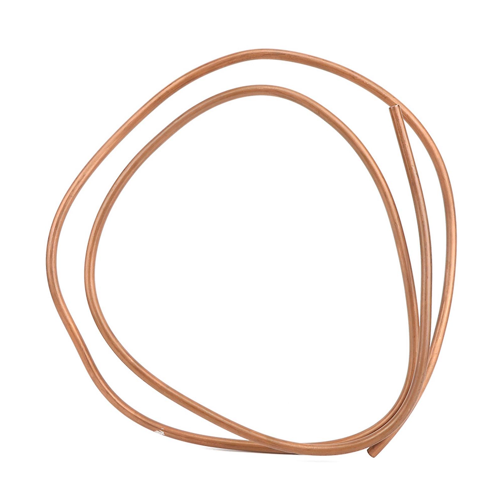 2m C1100 T2 Soft Copper Tube for Air Conditioner and Refrigerator, OD 8mm / ID 6mm