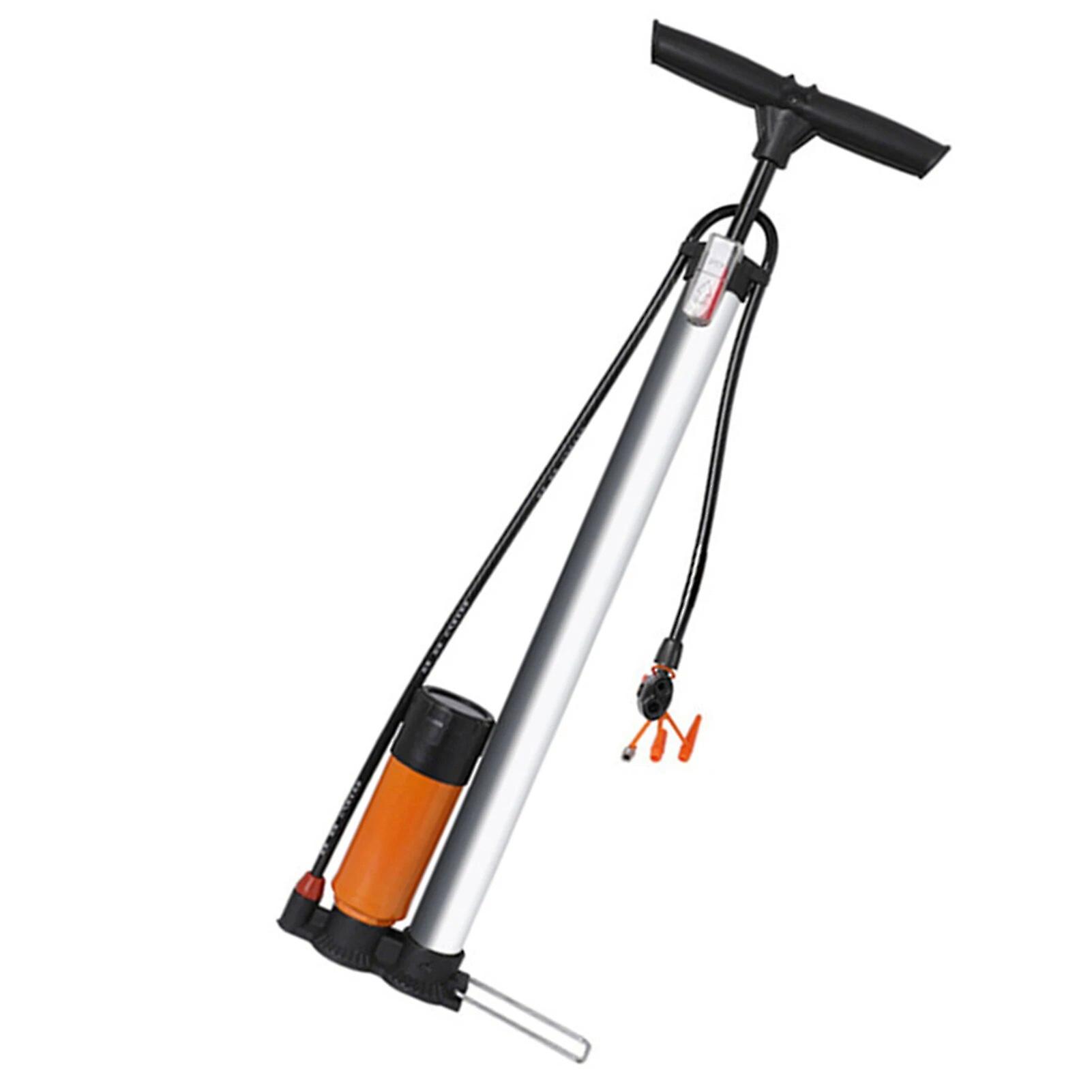 Bomba de pneu pedal home de bicicleta com válvula compatível com Presta e schrader adequada para bicicleta dobrável