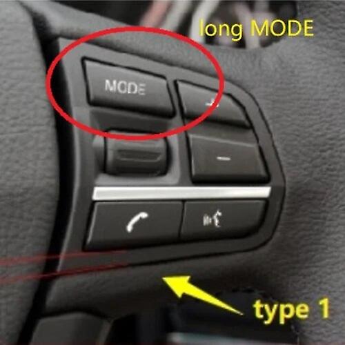 For Bmw 1 2 3 4 5 7 Series X1 X3 X5 F10 F20 F30 7pcs Car Styling Abs Chrome Steering Wheel Button Switch Covers Trim Only Lhd