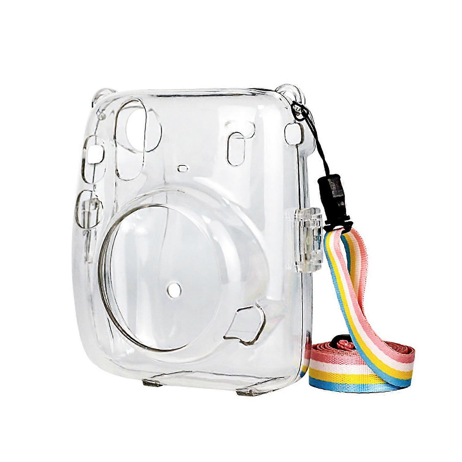 Camera Bag Waterproof Dust-proof Portable Mini Camera Crystal PC Storage Case for Instax Mini 11
