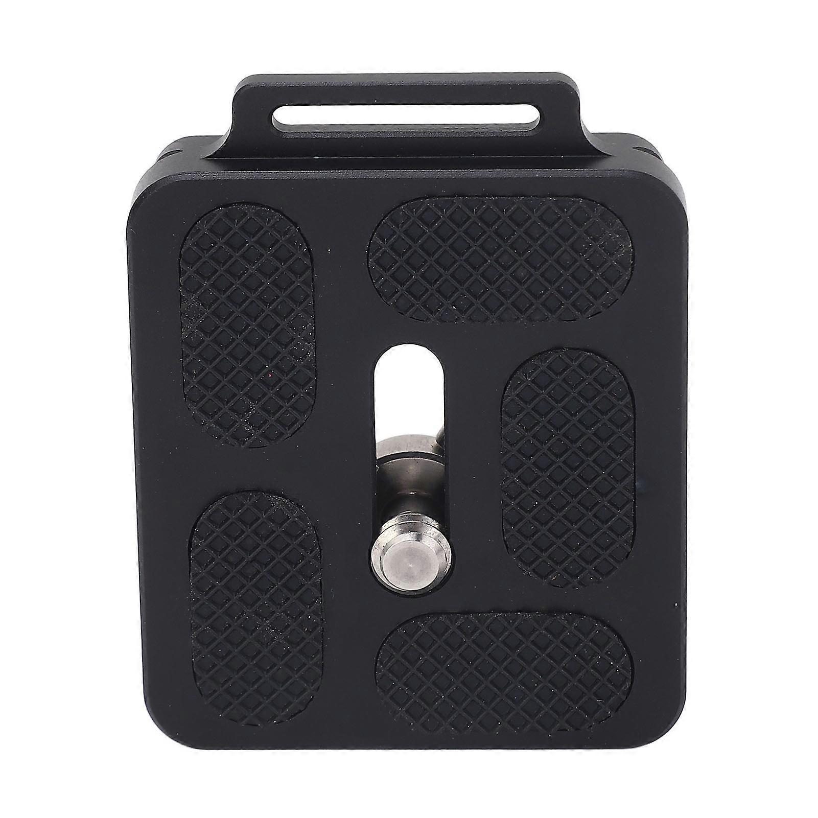 クイックリリースプレートアルミニウム合金1/4インチアルカマウントカメラ用ネジ穴標準ストラップ穴付き拡張クイックリリースプレートアダプター