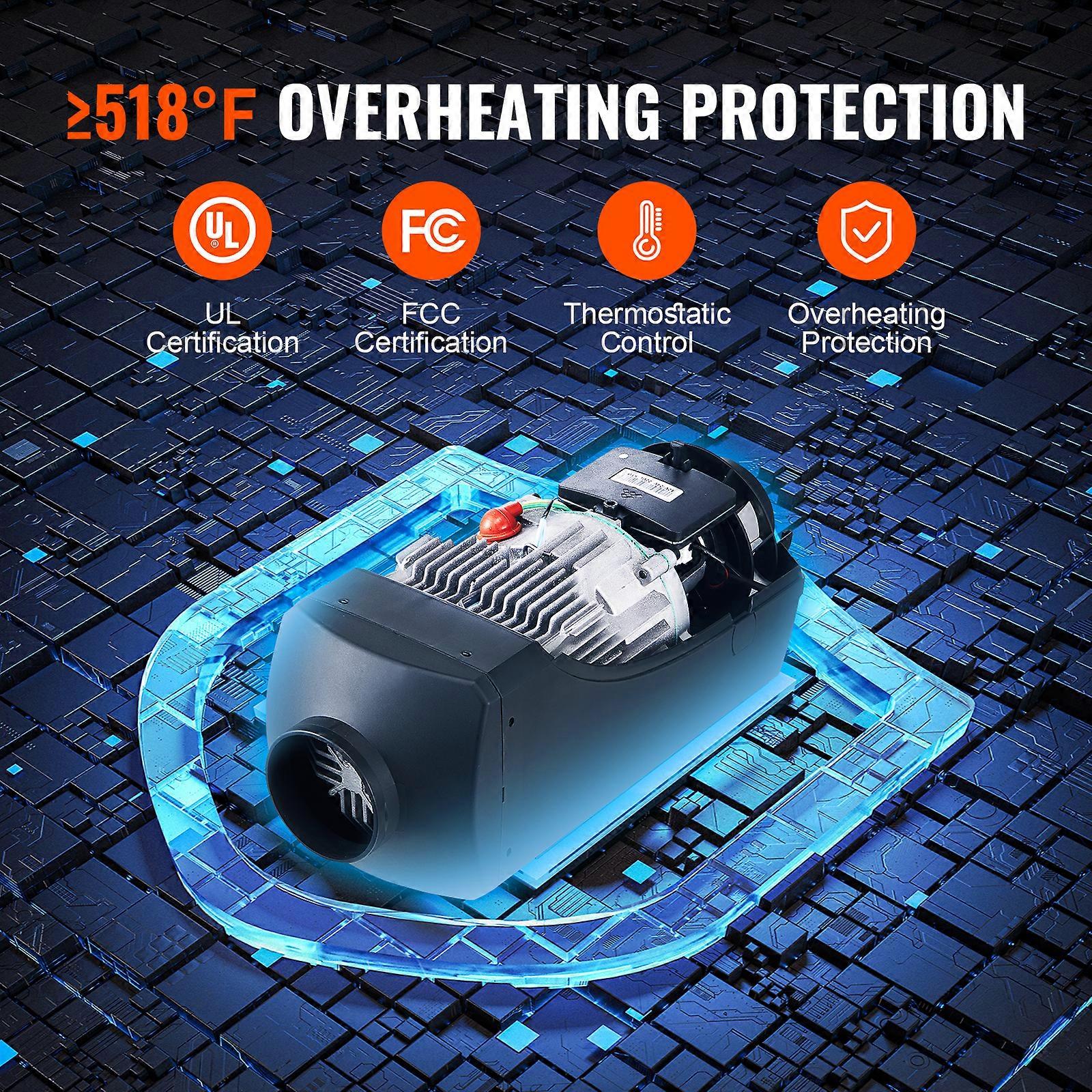 VEVOR Diesel Air Heater 5KW All In One 1 Air Outlet UK | Ubuy - Foto 4