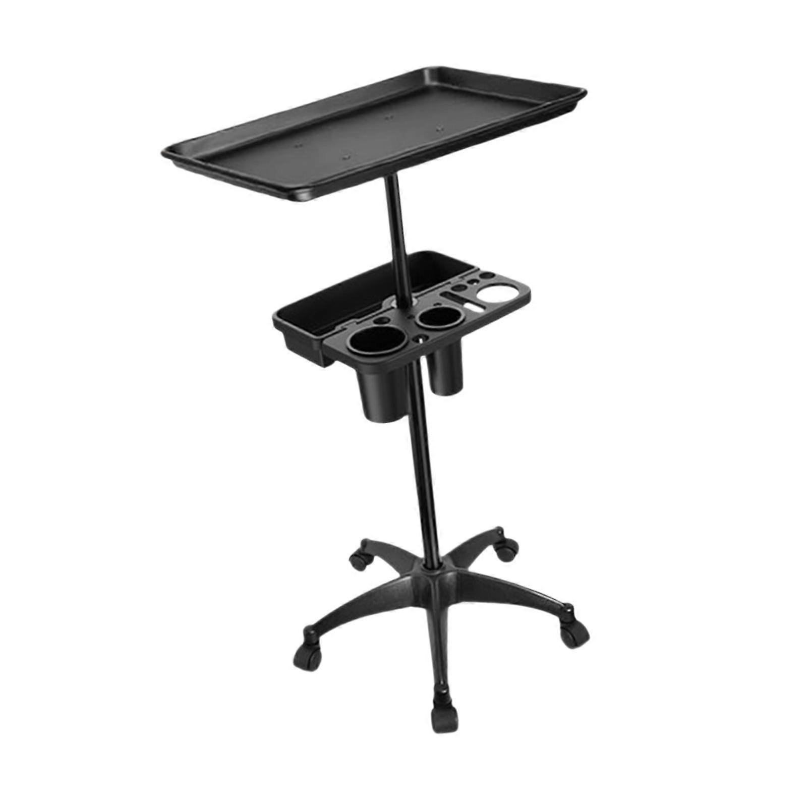 Rolling Salon Tray Cart Organizer Stabile Haarfärbe-Service-Tablett für Zuhause