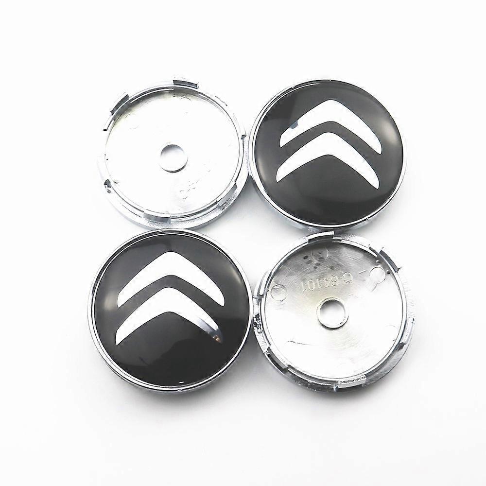 4pcs 60mm Car Wheel Hub Stickers Rim Center Cap Emblem Badge Decal For Citroen C4 C1 C5 C3 C6 C5 C8 DS C ELYSEE VTS Xantia