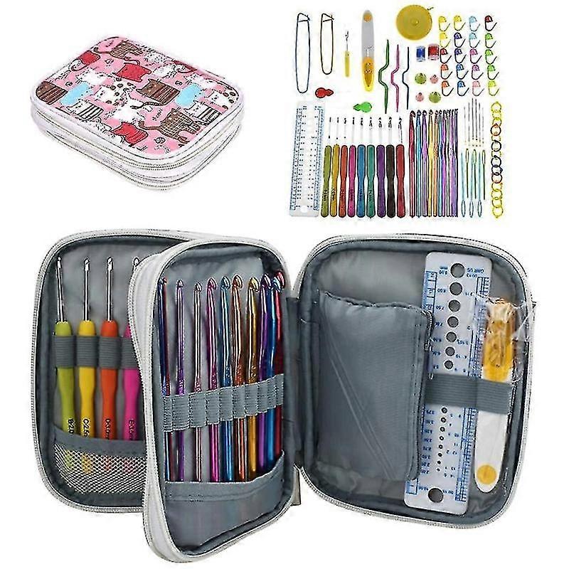 Barsinfi Crochet Hook Set, 85 Piece Crochet Tools