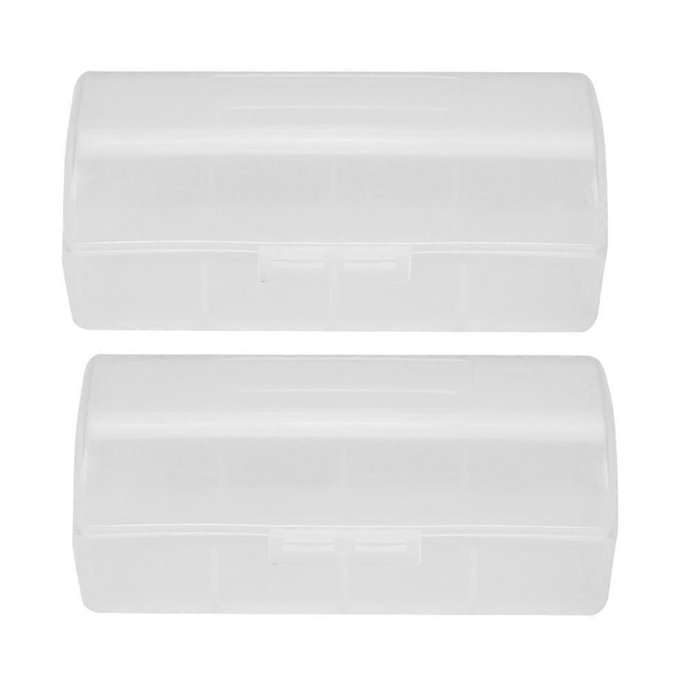 2PCS 26650 Battery Storage Box Case Holder Waterproof Batteries Protector Cover