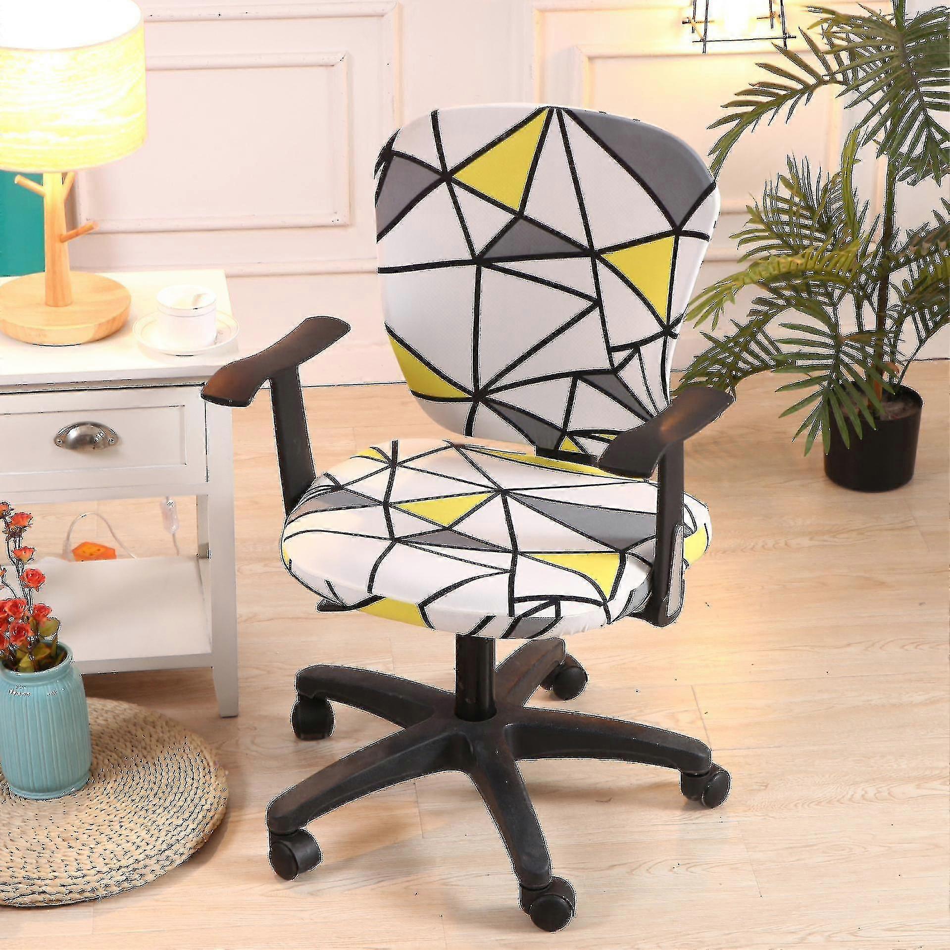 Computer Chair Washable Rotating Chair Slipcovers