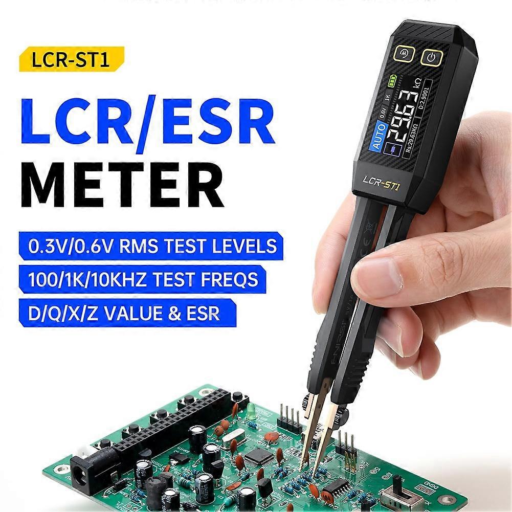 LCR-ST1 10KHz LCR Meter Tweezer, Mini Smart SMD Tester, Auto Component ...