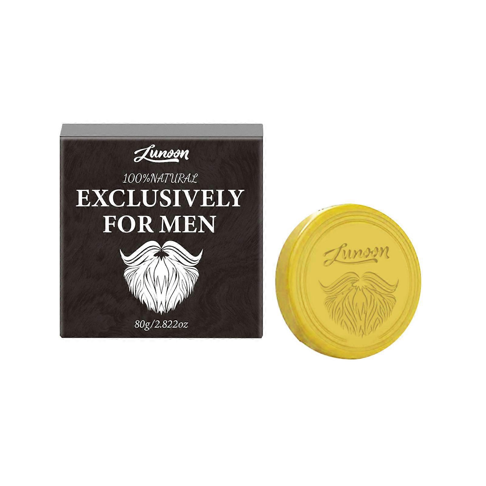 Shaving Soap Gentle Softening Beard Foam Shaving Men's Beard Soap 80g