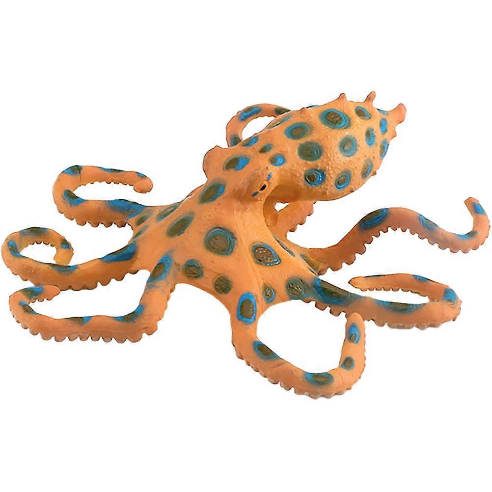 Simulation Octopus Model Plastic Octopus Figurine Simulation Marine Animal Educational Model
