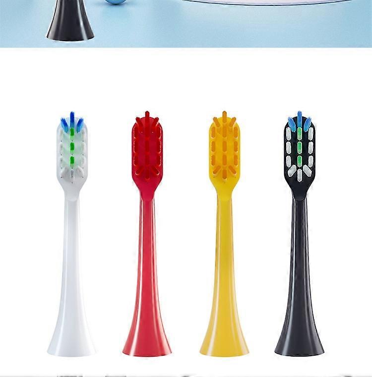 4 Different Colors Toothbrush Head Soft Bristles Electric Replacement