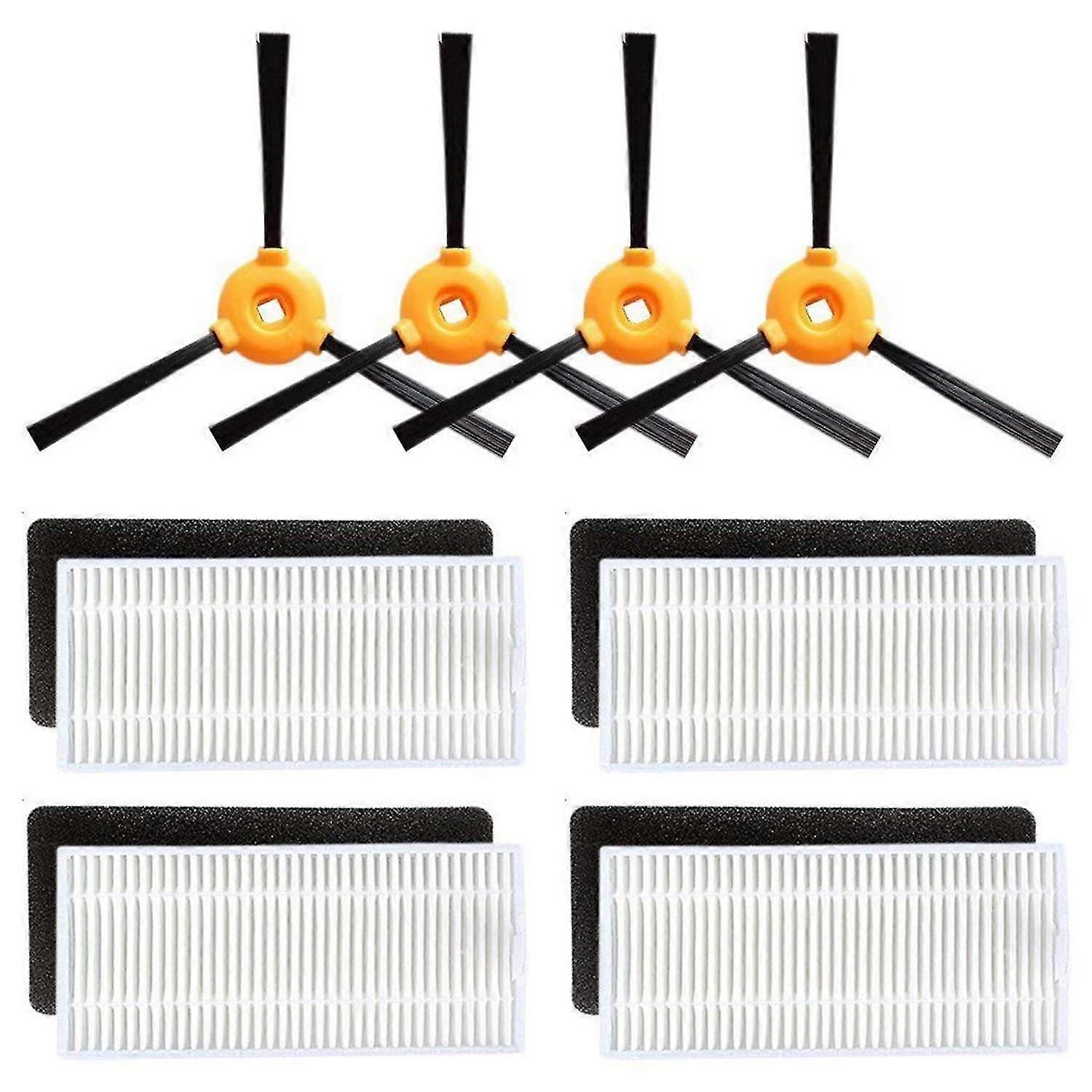 Replacement Filter And Side Brush Accessory Kit For Deebot N79 Robotic