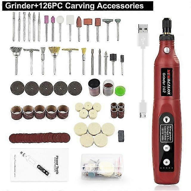 Usb charging variable speed mini grinder machine rotary tools kit grinder set