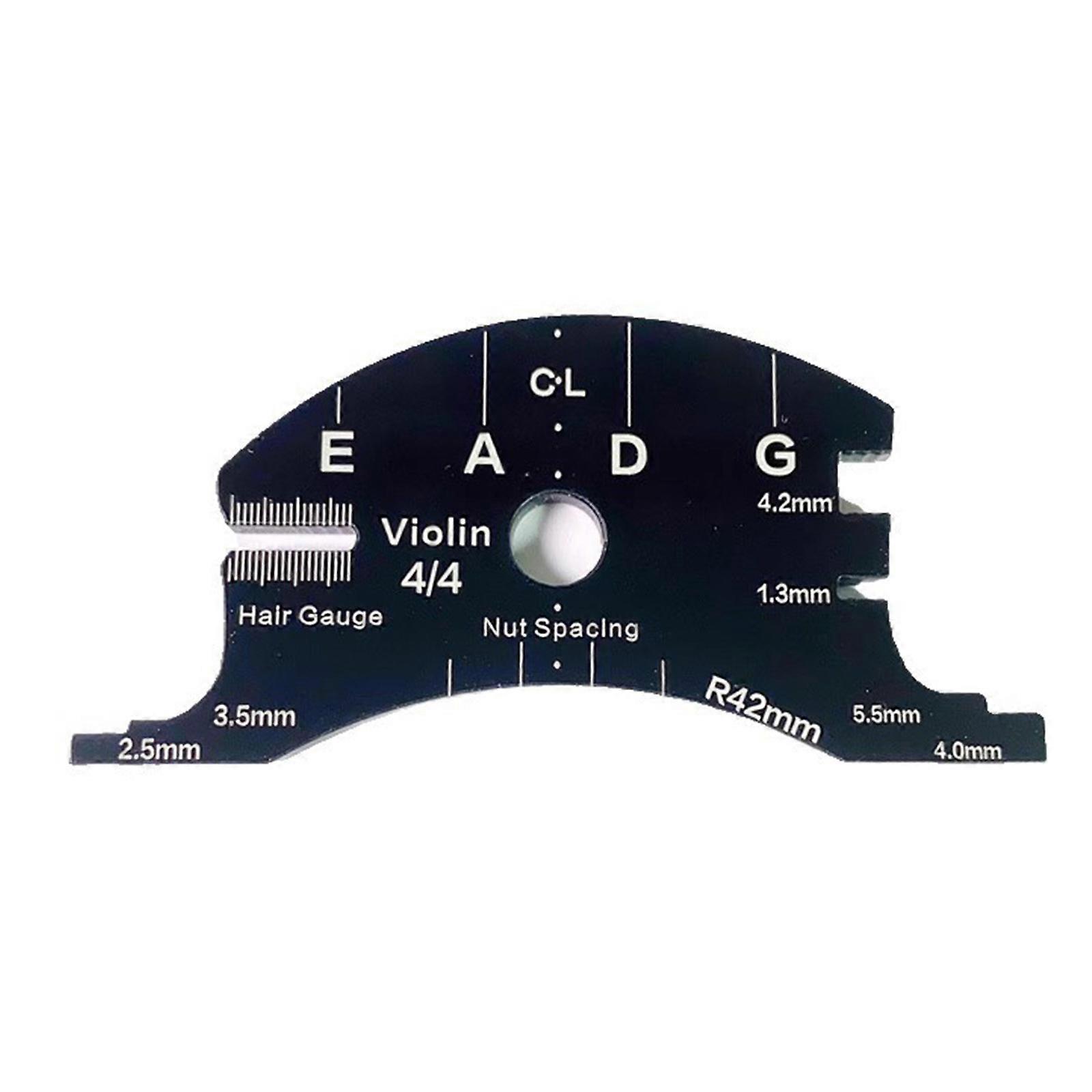 1Pc Violin Bridge Nut Fingerboard Shaping Tool String Spacing Bridge Template. fL