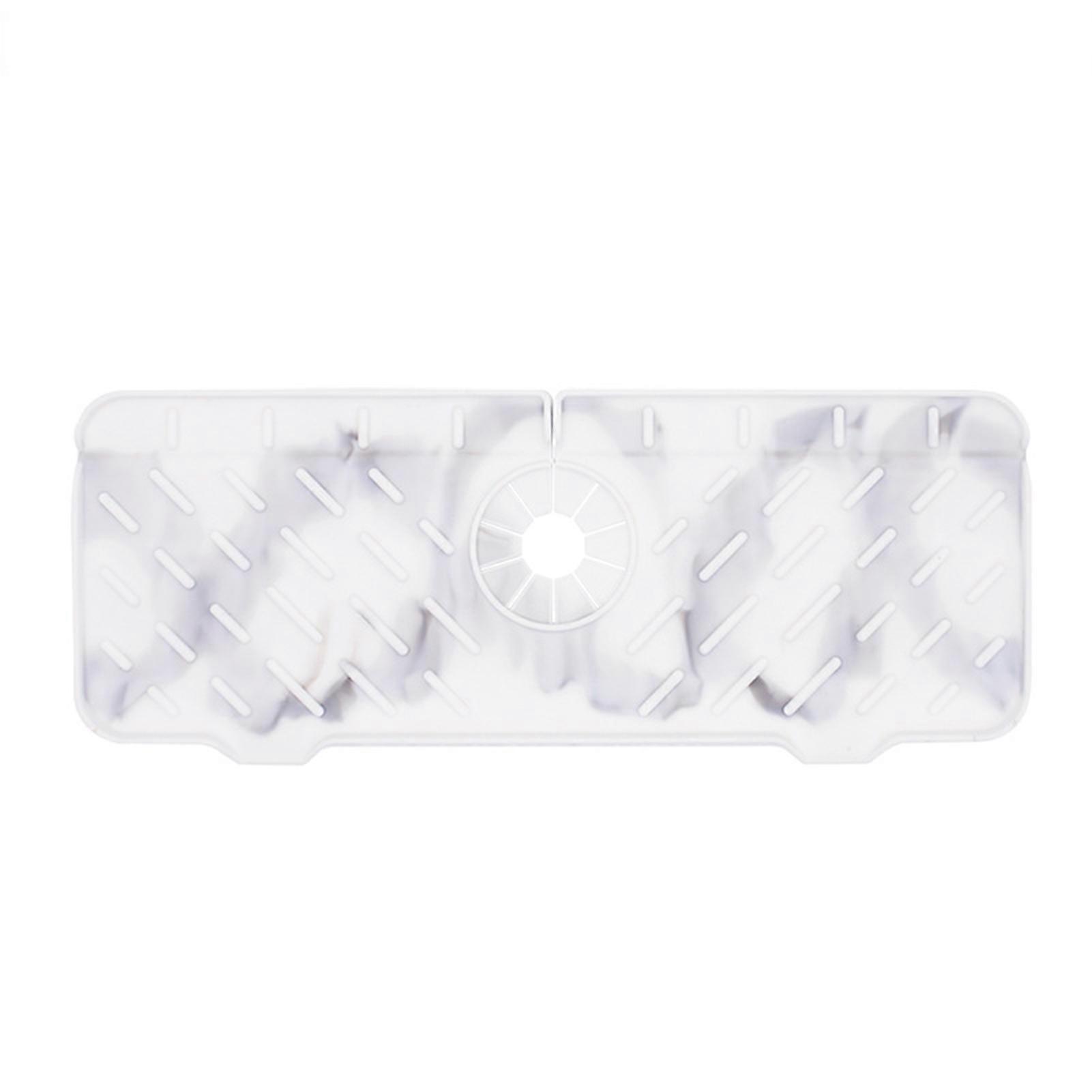 Thickened Twill Faucet Drainage Pad for Sinks Reusable Large Capacity Holder for Bathroom Home