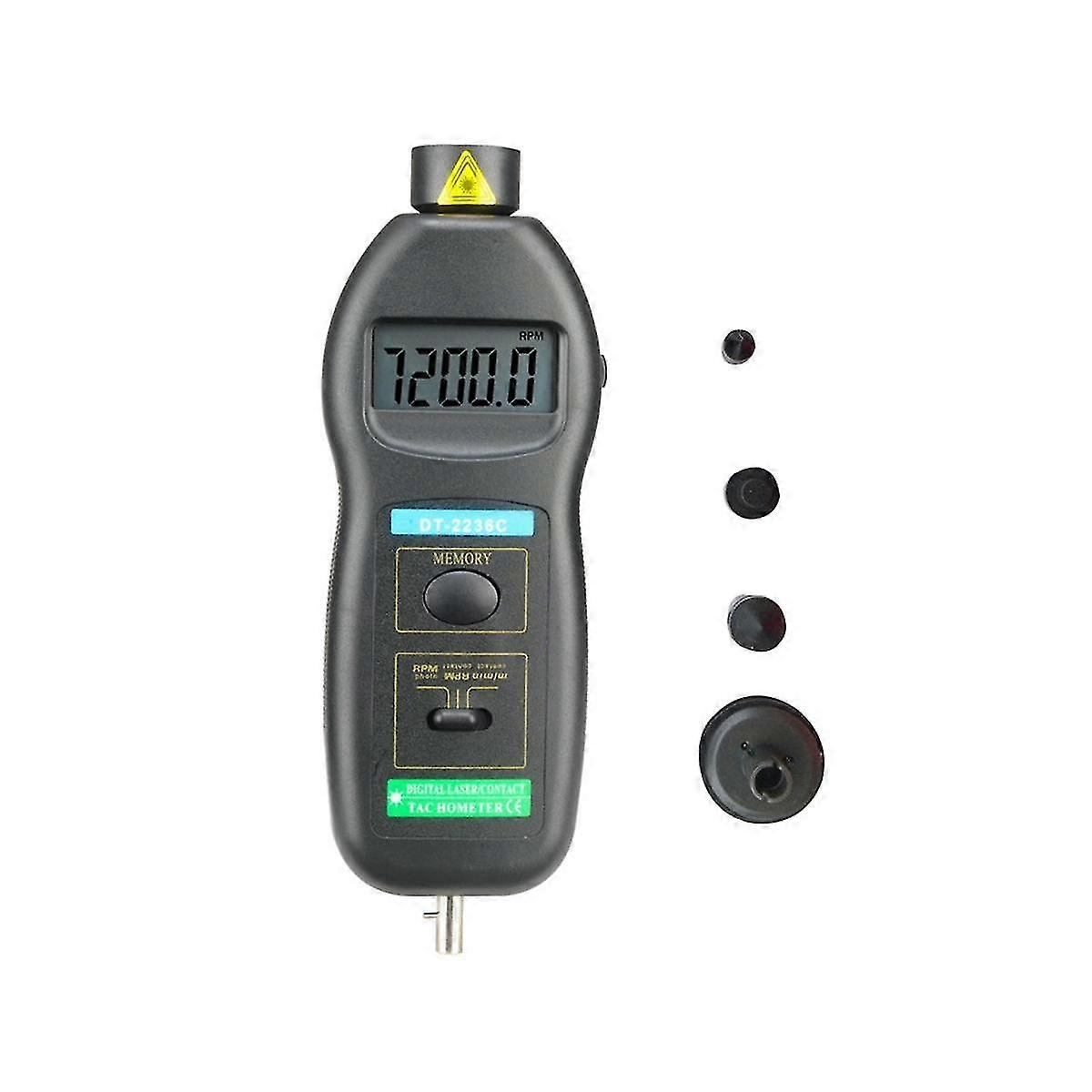 Dt2236c Speed Detector Meter Laser Tachometer Dt 2236c Led Digital Optical Contact Tachometer Detector Meter
