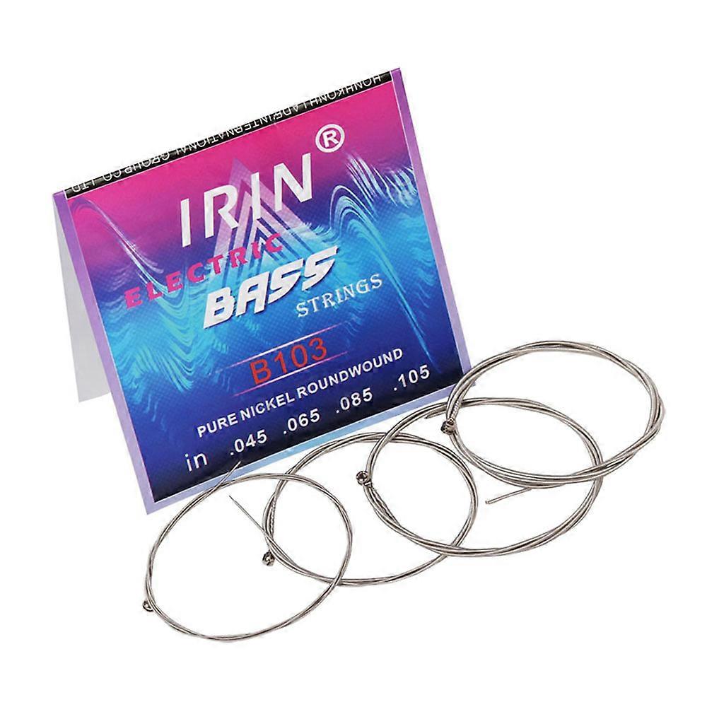 IRIN 4-string Electric Bass Guitar String Set Nickel Round Wound High-carbon Steel Core(1.14-2.67)