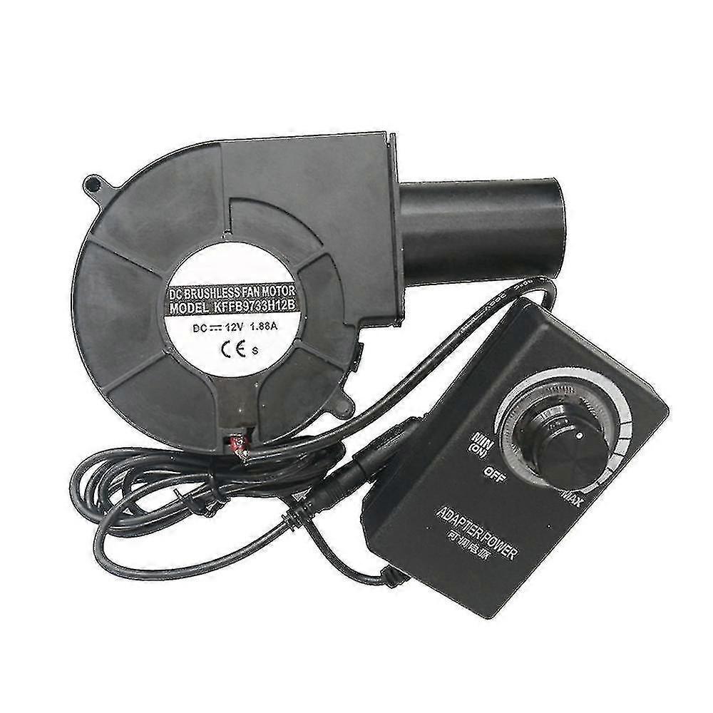 9733 Blower Fan Air Blower High Speed Dc 12v Turbo Centrifugal Fan With Variable Speed Controller For Oil Stove Bbq(1) -dd