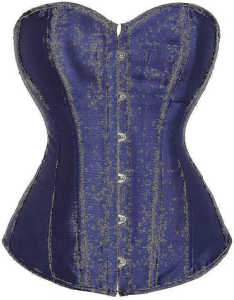 Γυναικείο bustier κορσέ κορυφή σέξι εσώρουχα θέτει μαύρο σατέν μέση Cincher
