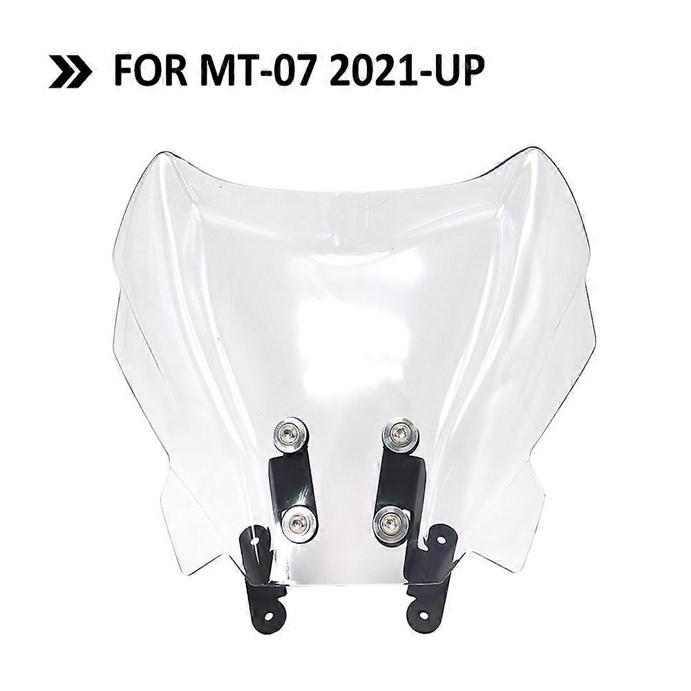 NEW For YAMAHA MT07 MT-07 MT 07 2021 2022 Motorcycle Windshield Fly Screen Small Windscreen Fairing Wind Shield Deflector