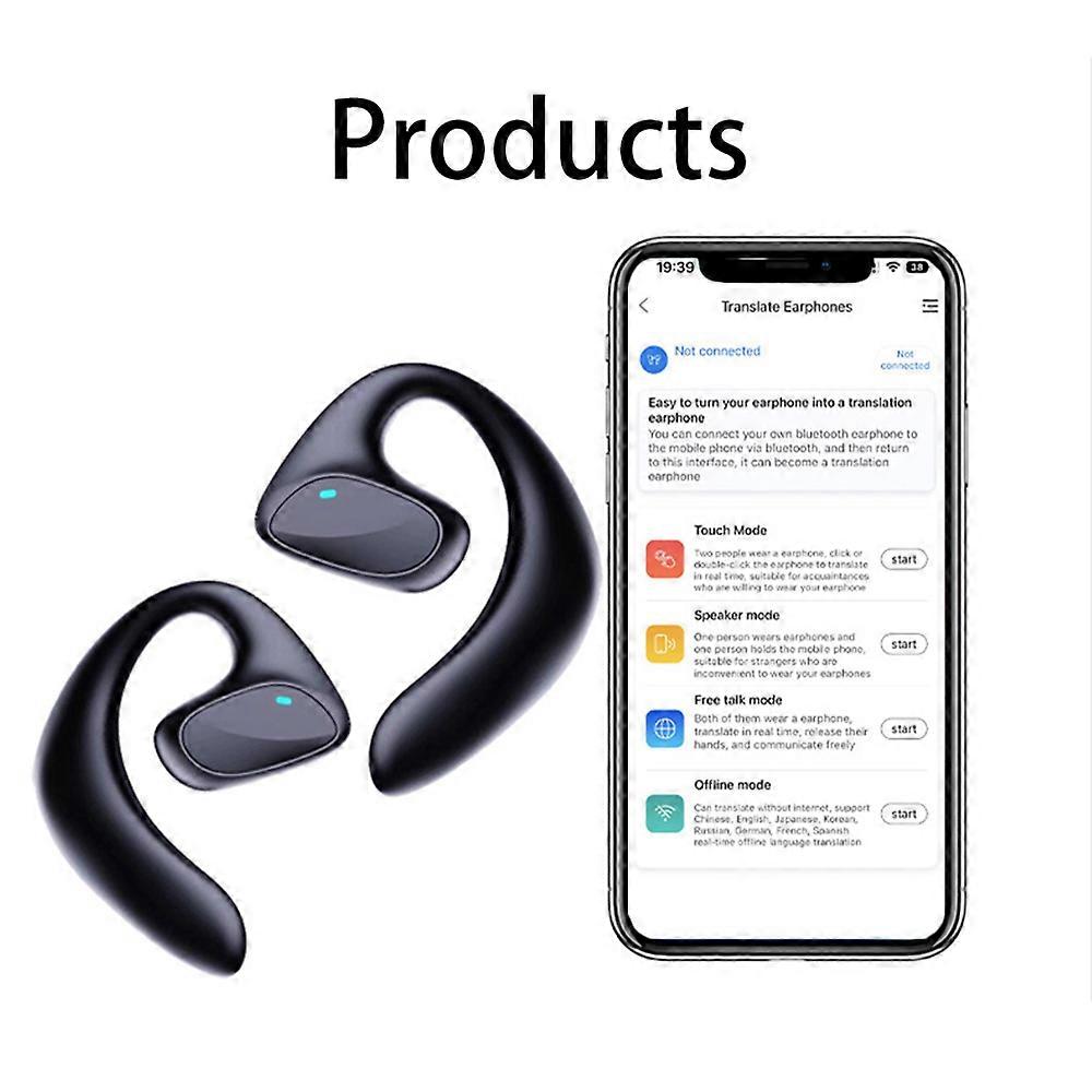 144 Language Translator Earbuds M8 Dispositif de traduction bidirectionnelle Bluetooth sans fil