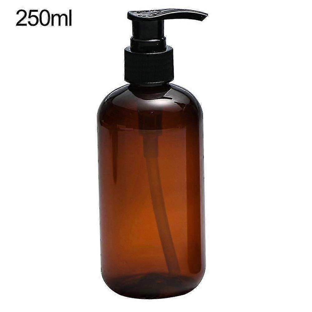 250/500ml Clear Press Pump Empty Bottle Refillable Shampoo Liquid Soap Dispenser