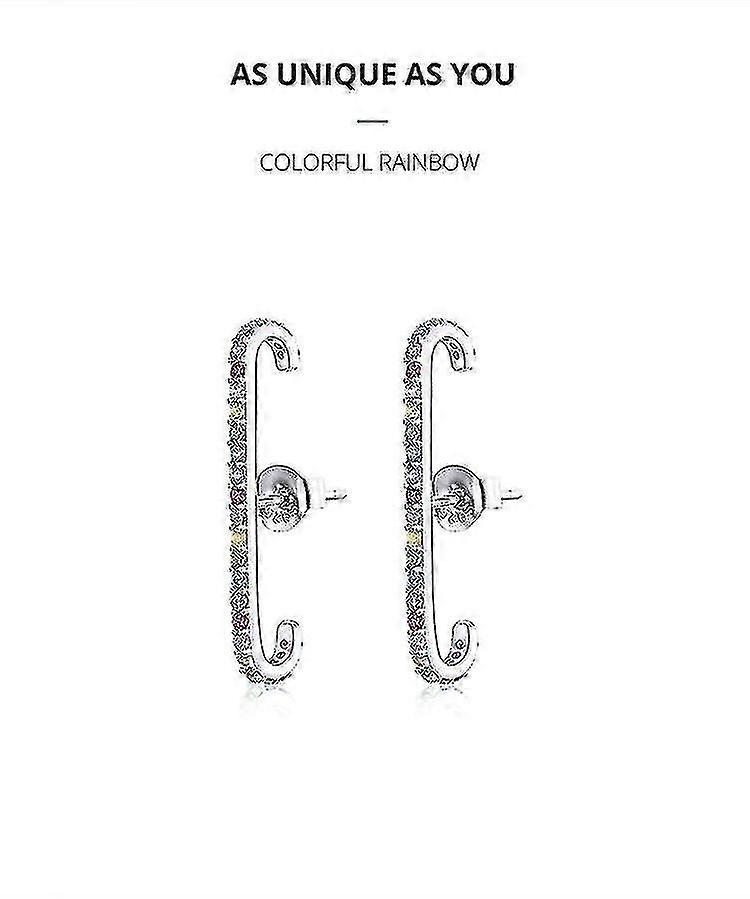 925 Sterling Silver Earrings Enamel Stud Earrings