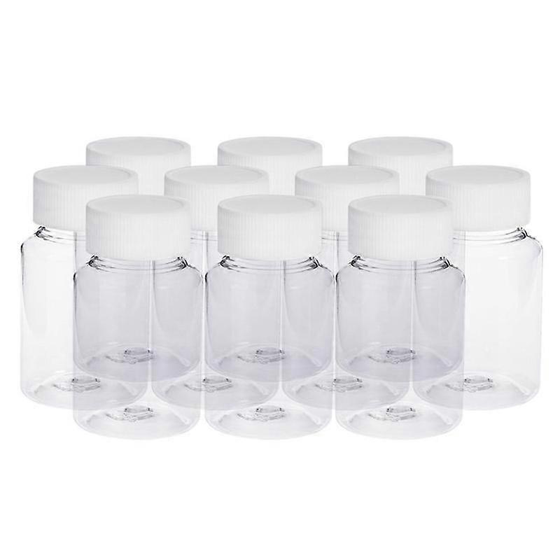 10Pcs 15ml Empty Pill Sample Medicine Solid Powder Case Bottle Storage Container KAESI