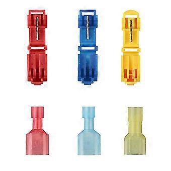 150-Piece T-Tap & Male Quick Disconnect Wire Connector Set - All Sizes Included