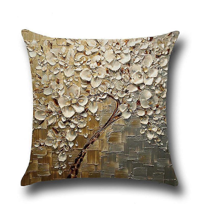 Tree Pattern Pillowcase Square Cushion Cover Waist Throw Home Decor