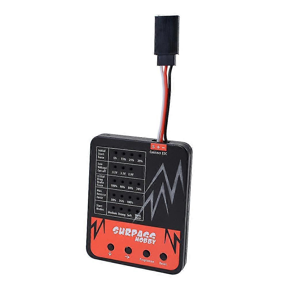 Crawler Esc Programing Programed Led 45a 60a 80a Brushed Esc For Rc 1/10 Car Esc Electro